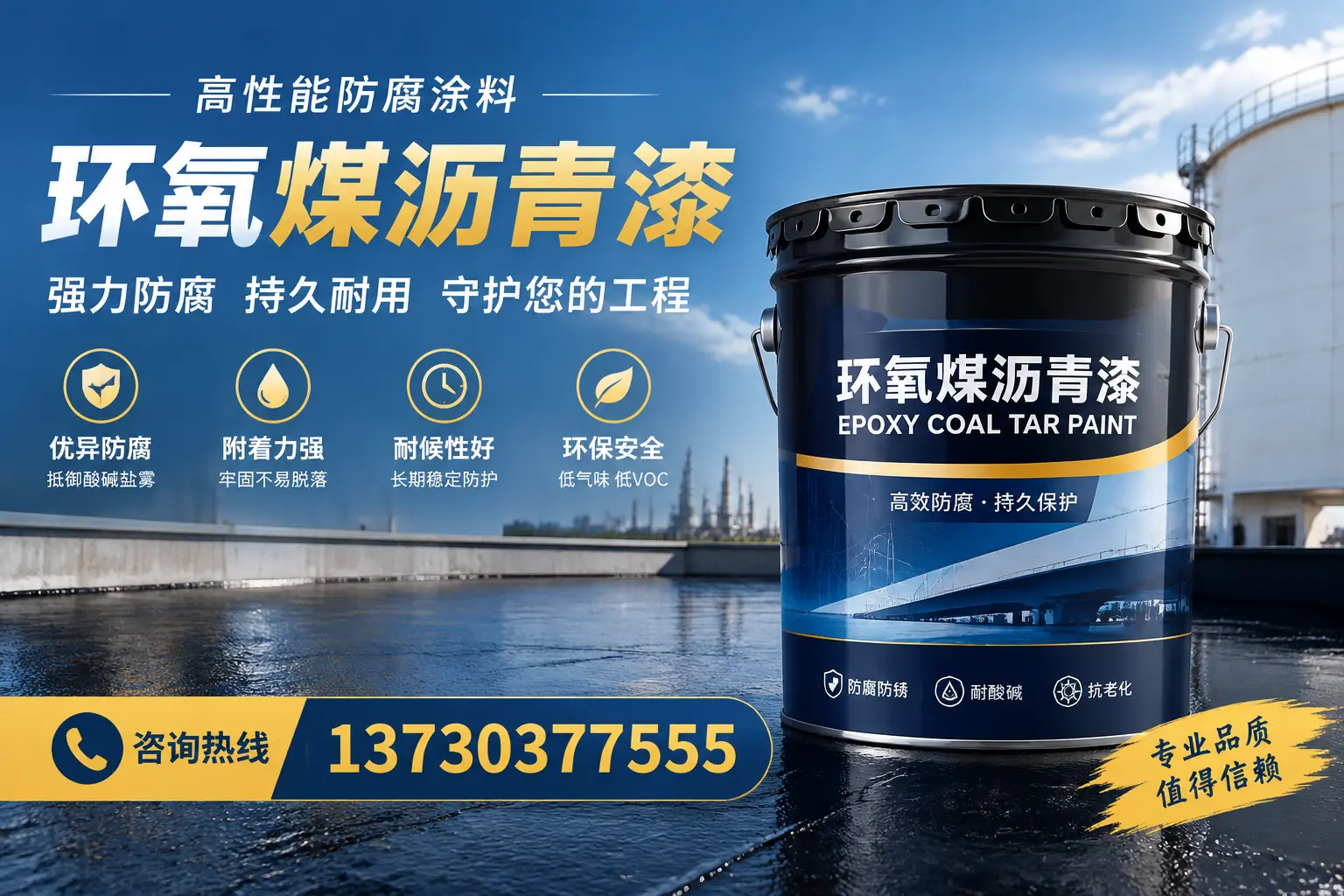 环氧煤沥青漆的耐久性分析,适合鹰手营子矿区的使用场景